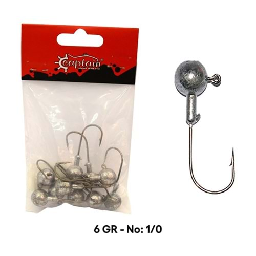 JIGHEAD 6429 CRACKER 10 LU PK NO : 1/0 6 GR