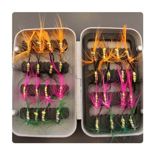 3452 CAPTAIN FLY SİNEK YEM ASSORTMENT 32 Lİ SİNEK