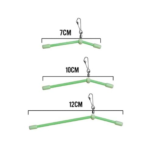 CAPTAIN 7644 ANTİ TANGLE GLOW 5Lİ PAKET 10 CM