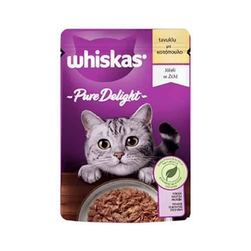 WHİSKAS 85 GR POUCH GÜVEÇ TAVUKLU