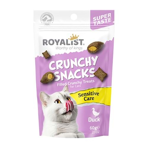 ROYALİST CRUNCHY SNACKS DUCK /SENSİTİVE CARE 60 GR