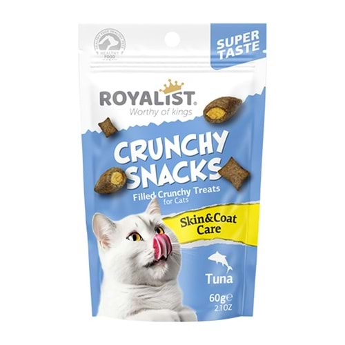 ROYALİST CRUNCHY SNACKS TUNA/ SKİN &COAT CARE 60 GR