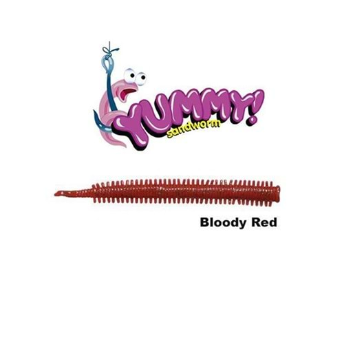 FUJİN YUMMY SANDWORM BLOODY RED 7 CM