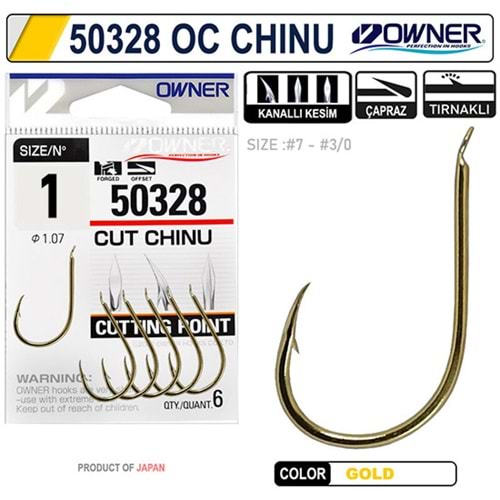 50328 OWNER CUT CHINU GOLD NO: 1