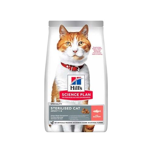 HİLLS 1,5 KG SOMONLU KISIRLAŞTIRILMIŞ YETİŞKİN KEDİ MAMASI