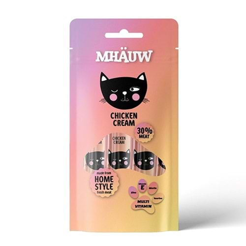 MHAUW MULTİ-VİTAMİN CREAM KEDİ ÖDÜLÜ 4x15 GR