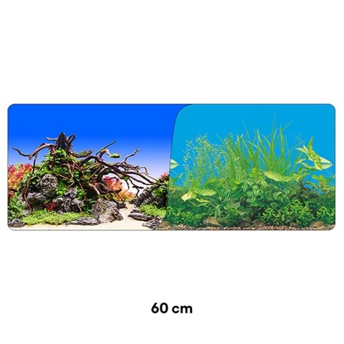 BONİSA PLASTİK POSTER 8031/9051 KAYA BİTKİ 60 CM