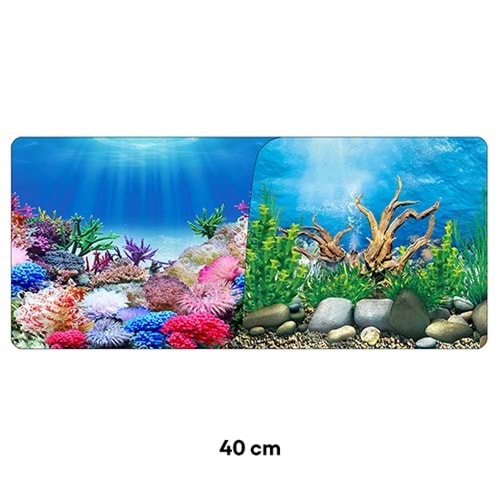 BONİSA PLASTİK POSTER 9099/9091 MERCAN TAŞ 40 CM