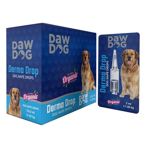 DAWDOG DERMA DROP 11-20 KG 2 ML