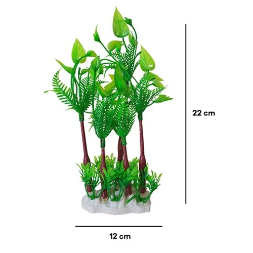 BONİSA PLASTİK BİTKİ BNS-3383 ( 12 x 22 CM )