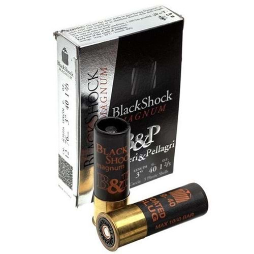 BP BLACKSHOCK 12 CAL. TEK TURSUN 40 GR MAGNUM 5 Lİ KUTU