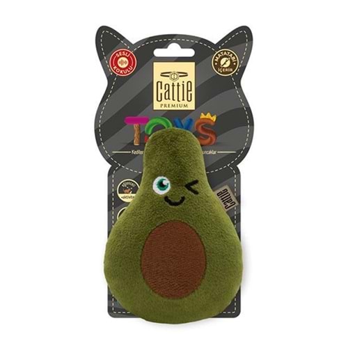 CATTİE MATATABİ İÇERİKLİ KEDİ OYUNCAĞI AVOKADO 11 CM