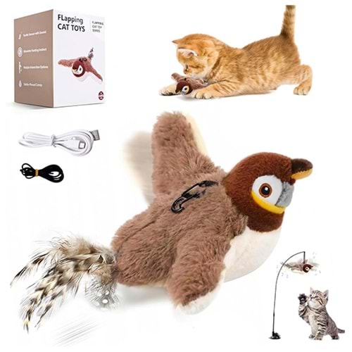 D-PETS HAREKETLİ BÜYÜK KUŞ OYUNCAK