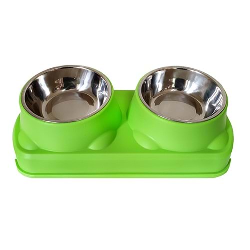 D-PETS İKİLİ MAMA KABI 32x17 CM