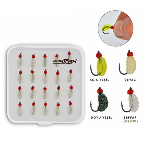 PORTFISH KURTÇUK AÇIK YEŞİL 20 Lİ