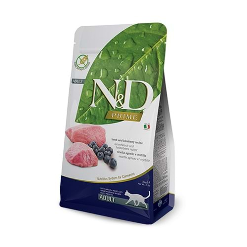 N&D 1,5 KG PRIME KUZU YABAN MERSİNİ ADULT