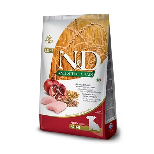 N&D 2,5 KG A.GRAIN TAVUK NAR PUPPY MINI