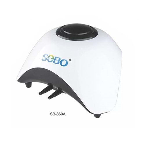 SOBO SB-860A HAVA MOTORU ÇİFT ÇIKIŞ 2X6LT/DK 10W
