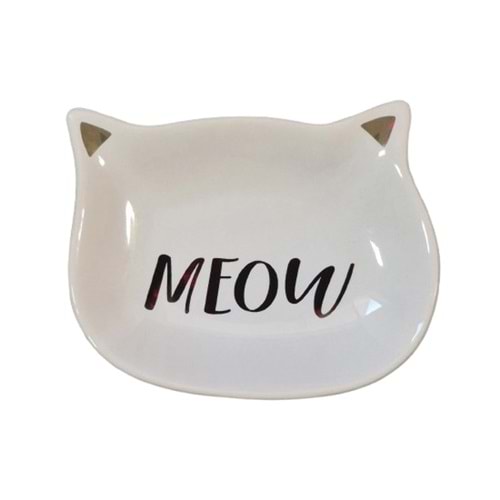 SERAMİK 200 ML KEDİ KULAKLI MAMA KABI