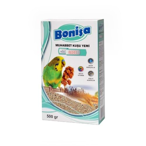 BONİSA MUHABBET KUŞ YEMİ SADE ( LIGHT ) 500 GR