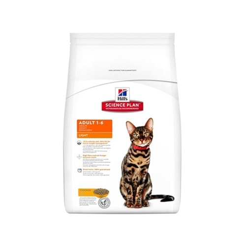 HİLLS 1,5 KG TAVUKLU YETİŞKİN LIGHT KEDİ MAMASI