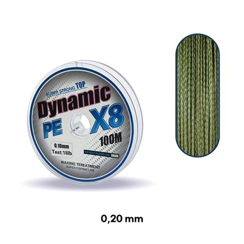 DYNAMİC PEX8 150 MT İP MİSİNA 0,20 MM