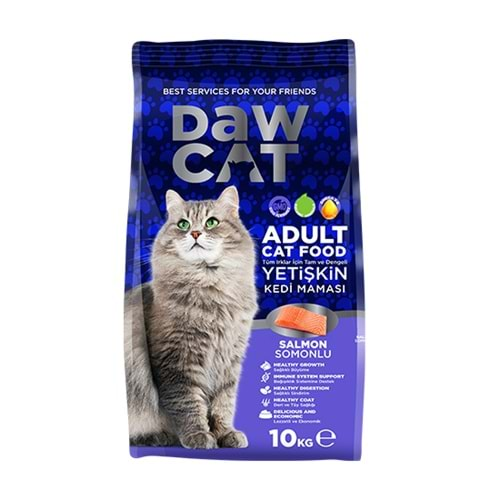 DAWCAT 10 KG SOMONLU YETİŞKİN KEDİ MAMASI