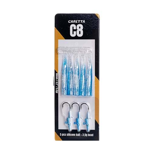 CARETTA C8 8 CM 5,5 GR SILVER BLUE