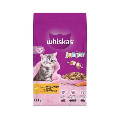 WHİSKAS 1,9 KG KURU TAVUKLU YAVRU KEDİ MAMASI