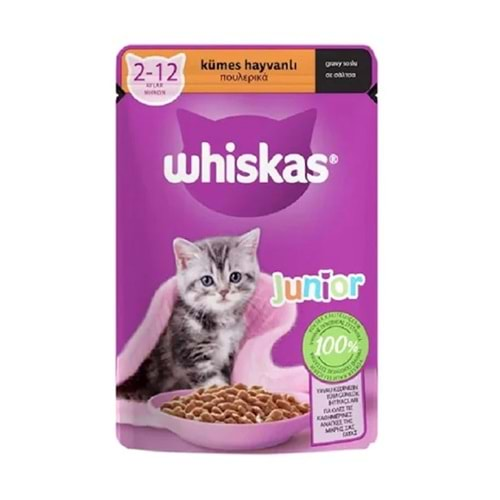 WHİSKAS 85 GR POUCH YAVRU TAVUKLU