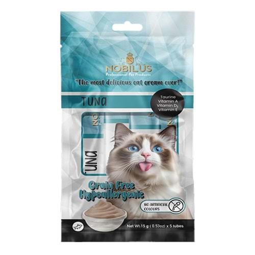 NOBILUS TON BALIKLI KEDİ KREMA ÖDÜLÜ 5x15g