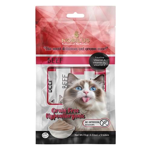 NOBILUS DANA ETLİ KEDİ KREMA ÖDÜLÜ 5x15g