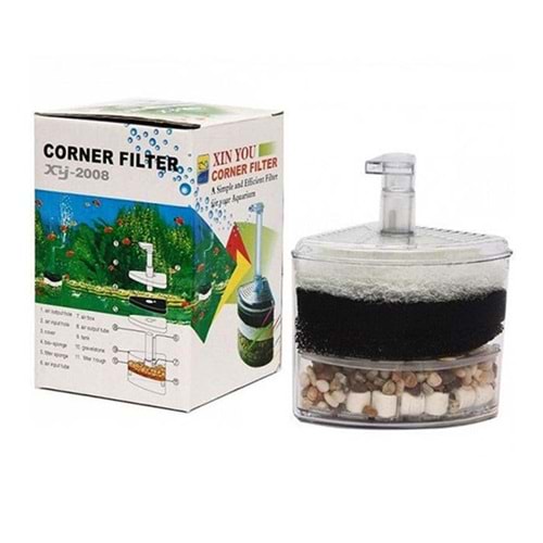 XINYOU XY-2008 KÖŞE ÜRETİM FİLTRESİ PLASTİK KÜÇÜK 8 CM