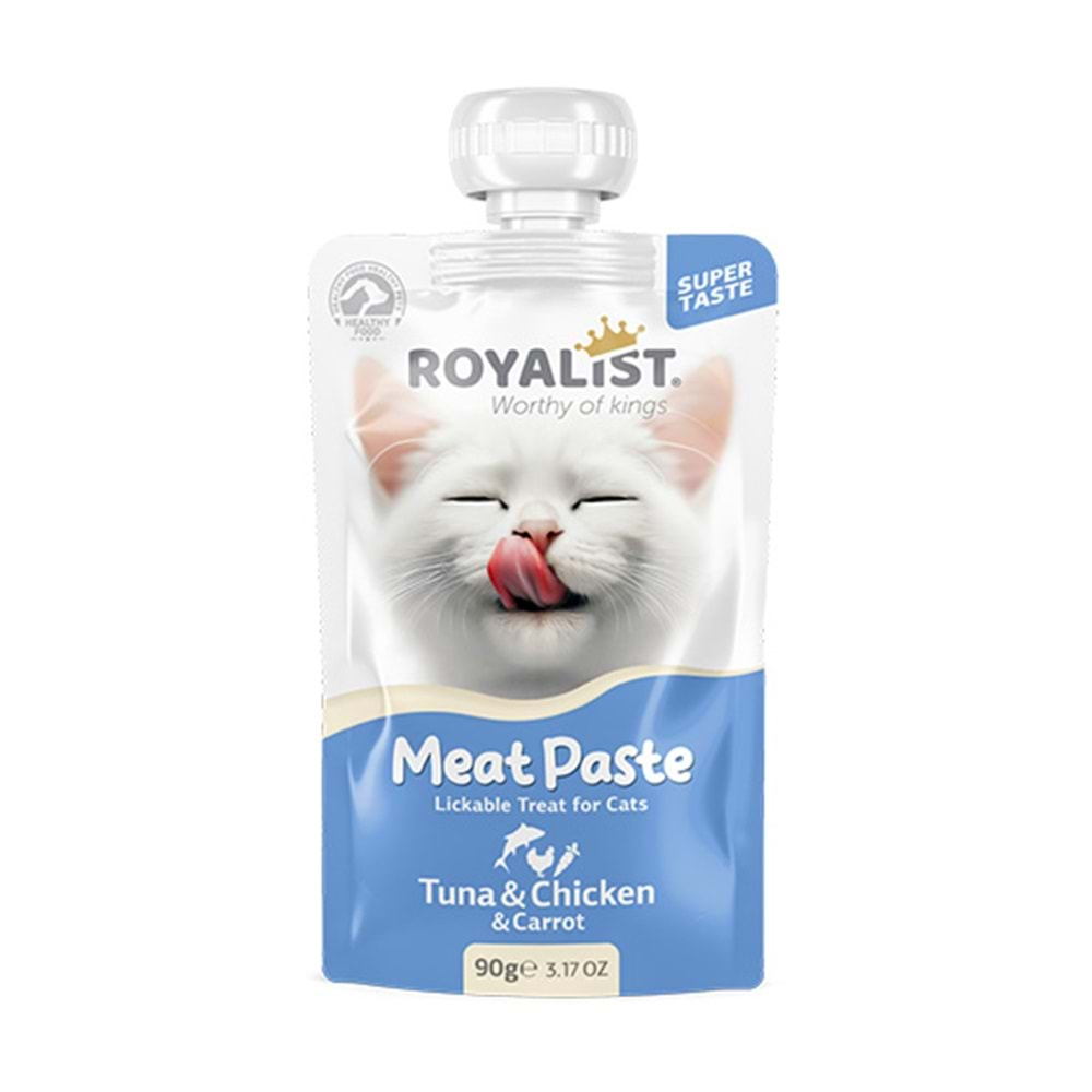 ROYALİST MEAT PASTE CAT TUNA & CHİCKEN & CARROT 90 GR