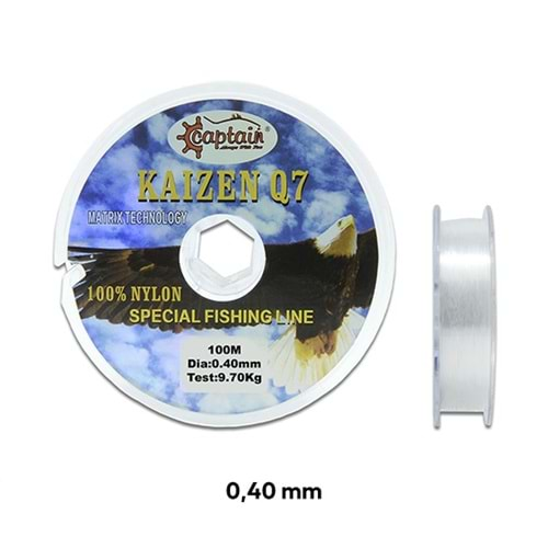 KAIZEN Q7 MAKARA MİSİNA 100 MT BEYAZ 0,40 MM