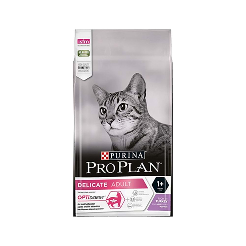 PRO PLAN 3 KG DELICATE ADULT HİNDİLİ KEDİ MAMASI