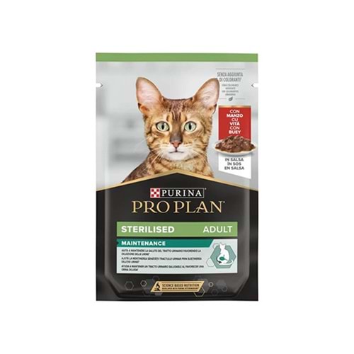 PRO PLAN 85 GR POUCH KISIRLAŞTIRILMIŞ DANA ETLİ