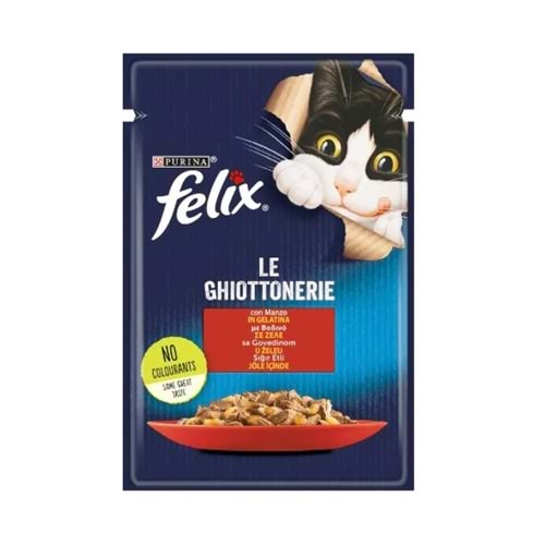 FELİX 85 GR AGAİL GİJ BEEF POUCH 26x85 GR