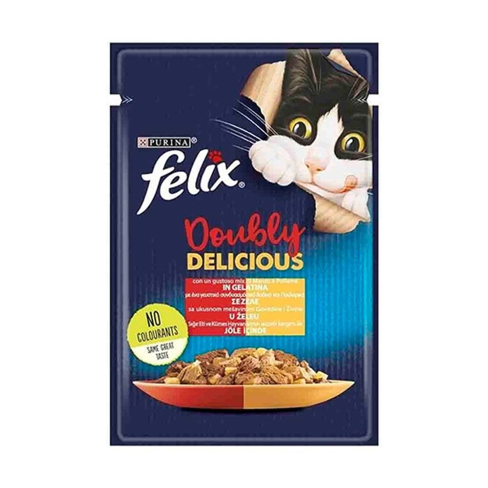 FELİX 85 GR DOUBLY DELİCİOUS BİFTEKLİ