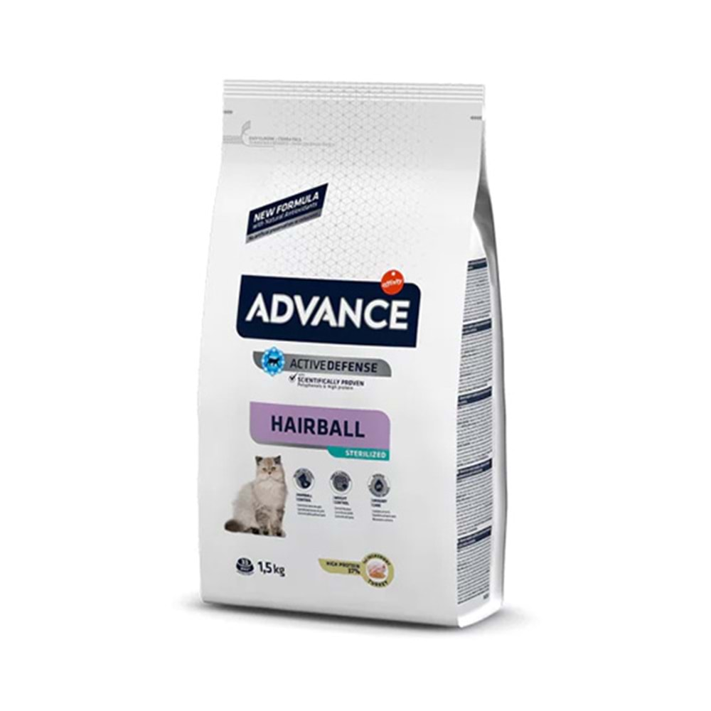 ADVANCE 1,5 KG CAT STERILIZED HAIRBALL