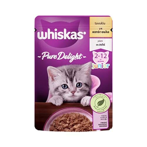 WHİSKAS 85 GR POUCH GÜVEÇ YAVRU TAVUKLU