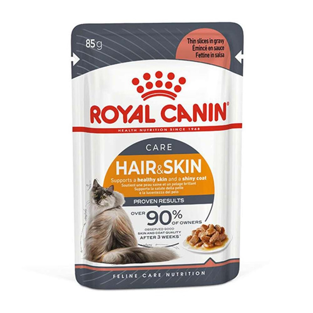 ROYAL CANIN 85 GR INTENSE BEAUTY HAIR & SKIN POUCH GRAVY