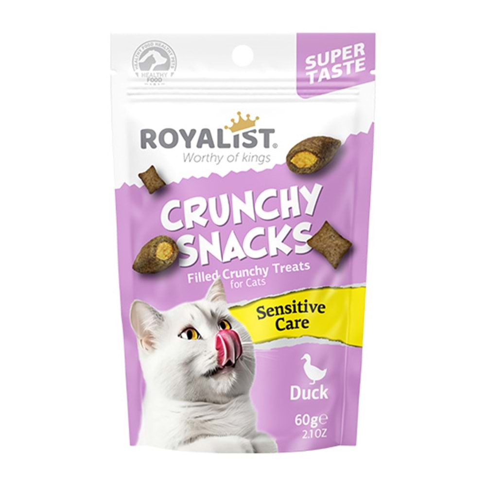 ROYALİST CRUNCHY SNACKS DUCK /SENSİTİVE CARE 60 GR