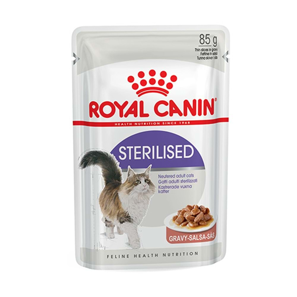 ROYAL CANIN 85 GR STERILISED GRAVY SALSA