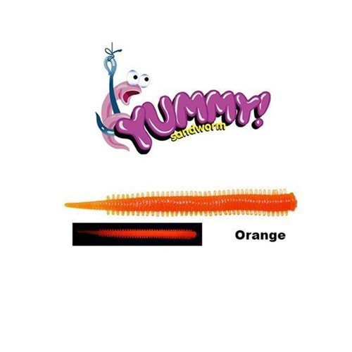 FUJİN YUMMY SANDWORM ORANGE 7 CM