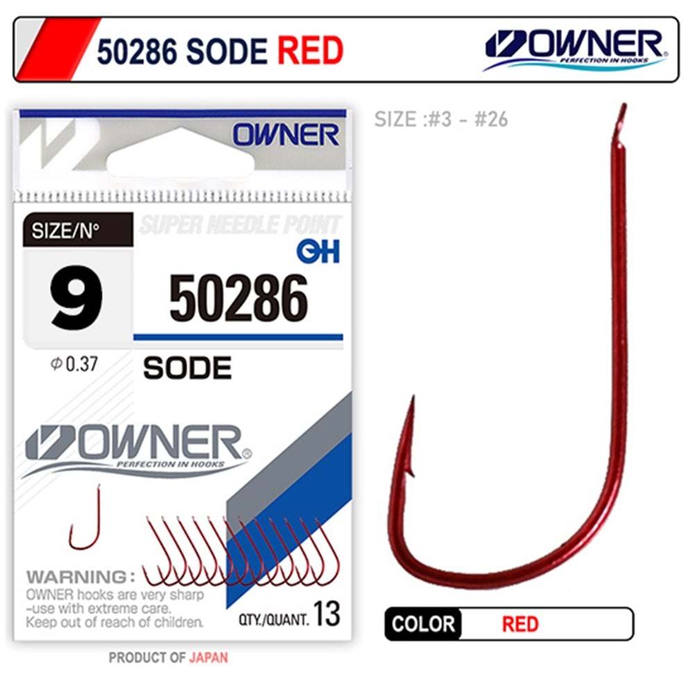 OWNER 50286 SODE RED NO: 9