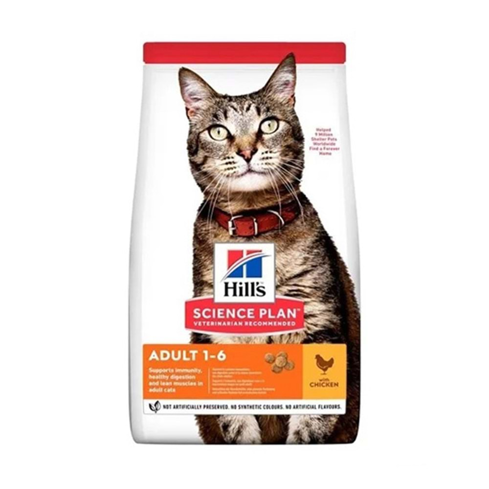 HİLLS 15 KG SP FEL CAT ADULT OPTIMALCARE TAVUKLU 13+2 KG