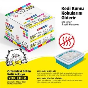 KIKI KEDİ KOKU GİDERİCİ 120 Lİ 6 MODEL 25 GR 120 ADET