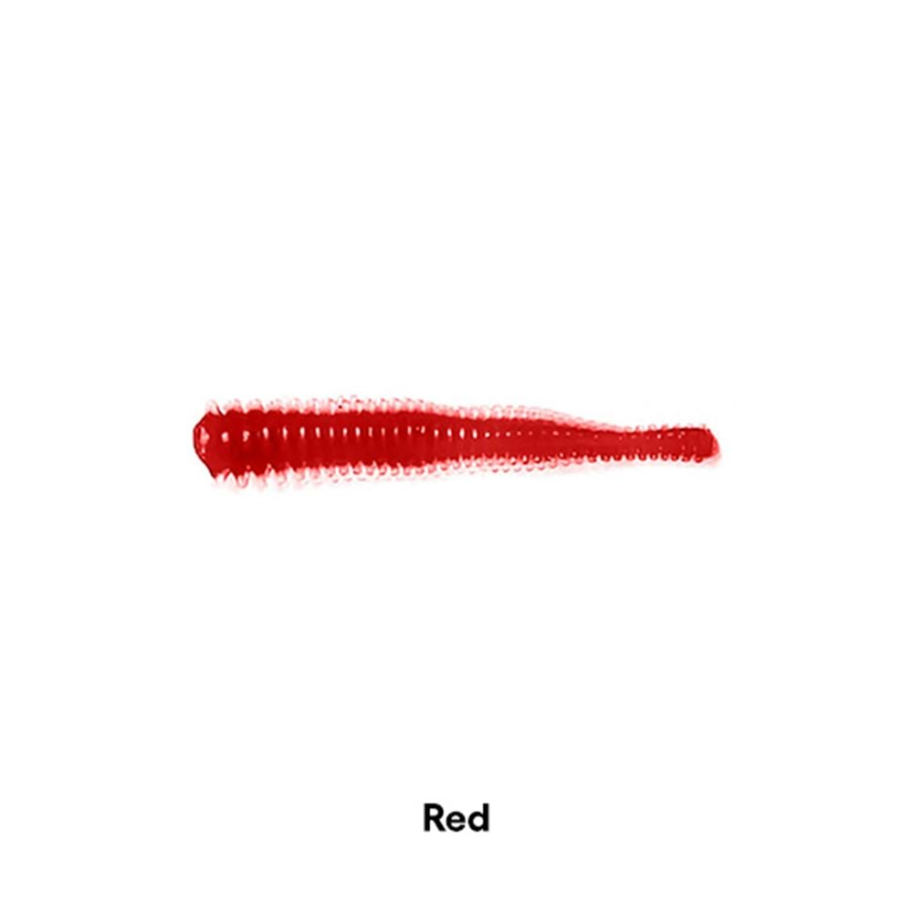 ALBASTAR SANDWORM SOFT LURES 0.6G 10LU 55M RED 02