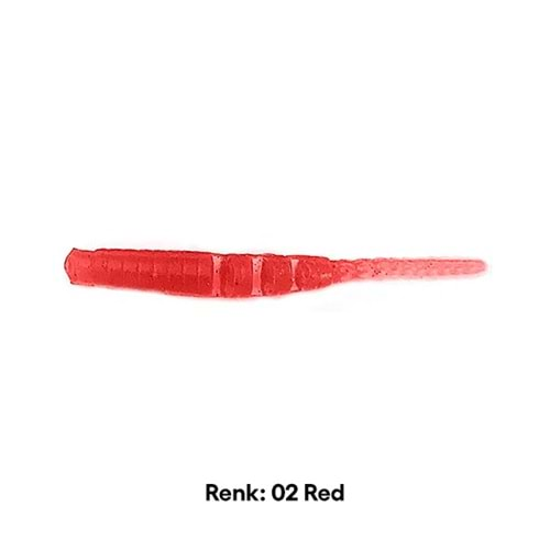 ALBASTAR MİKKİ SOFT LURES 0.55G 15LI 55M RED 02